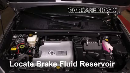 2013 Toyota Highlander Hybrid Limited 3.5L V6 Brake Fluid Check Fluid Level